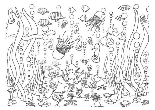 Dive into Underwater Coloring Pages with GBcoloring