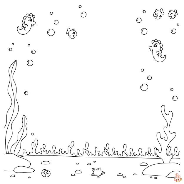 Underwater Coloring Pages 3