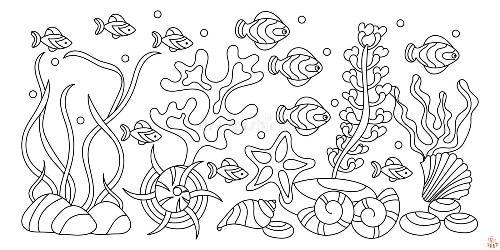 Underwater Coloring Pages 4