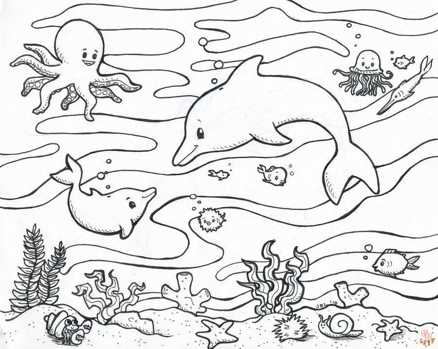 Underwater Coloring Pages 5