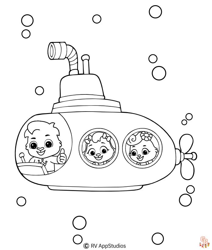 Underwater Coloring Pages 6