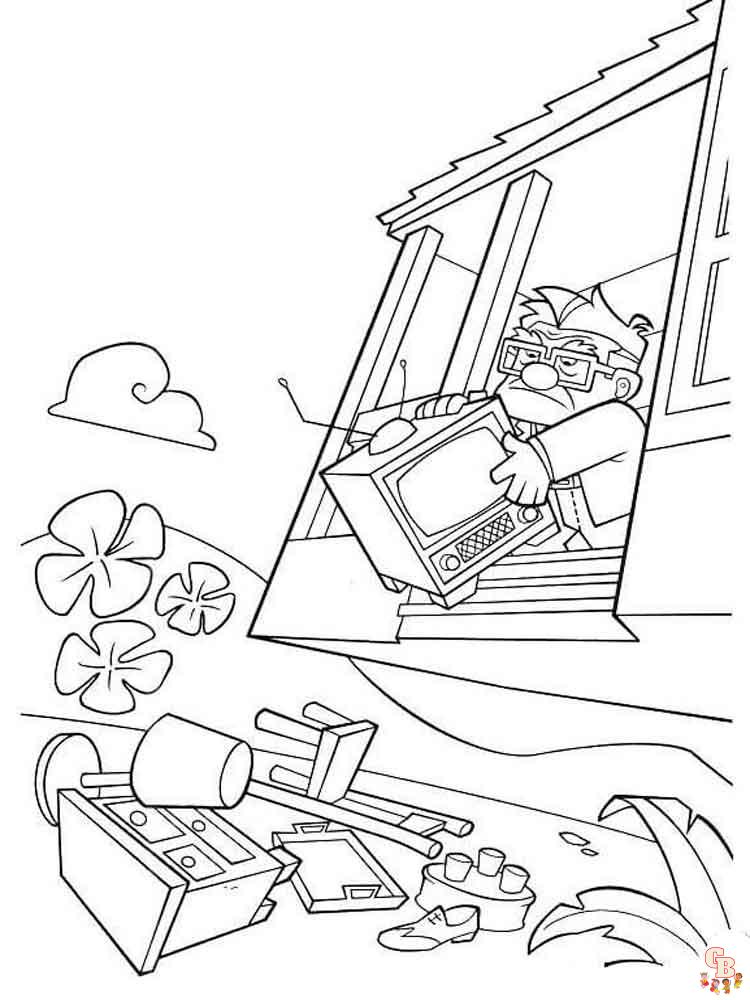 Up coloring pages 10
