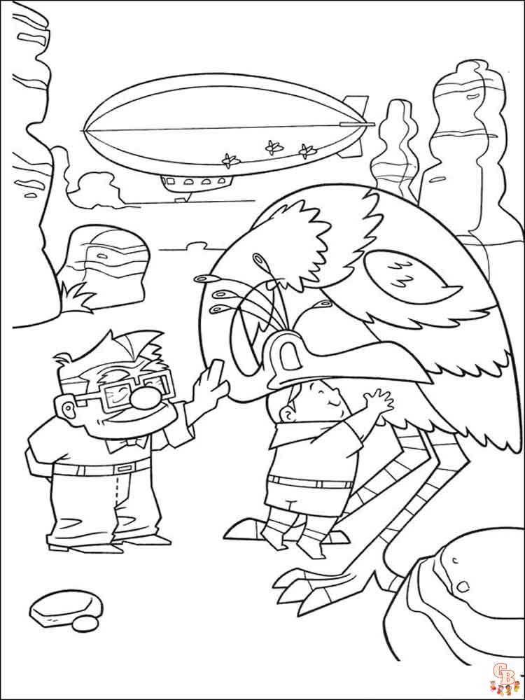 Up coloring pages 15