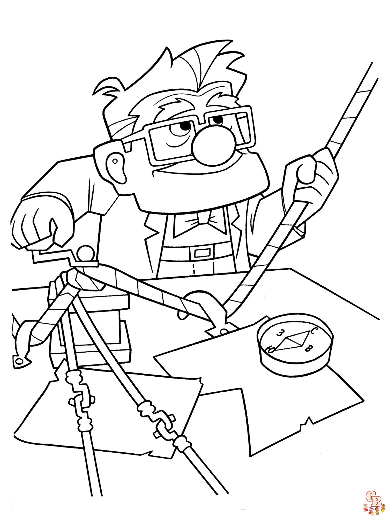 Up coloring pages 24