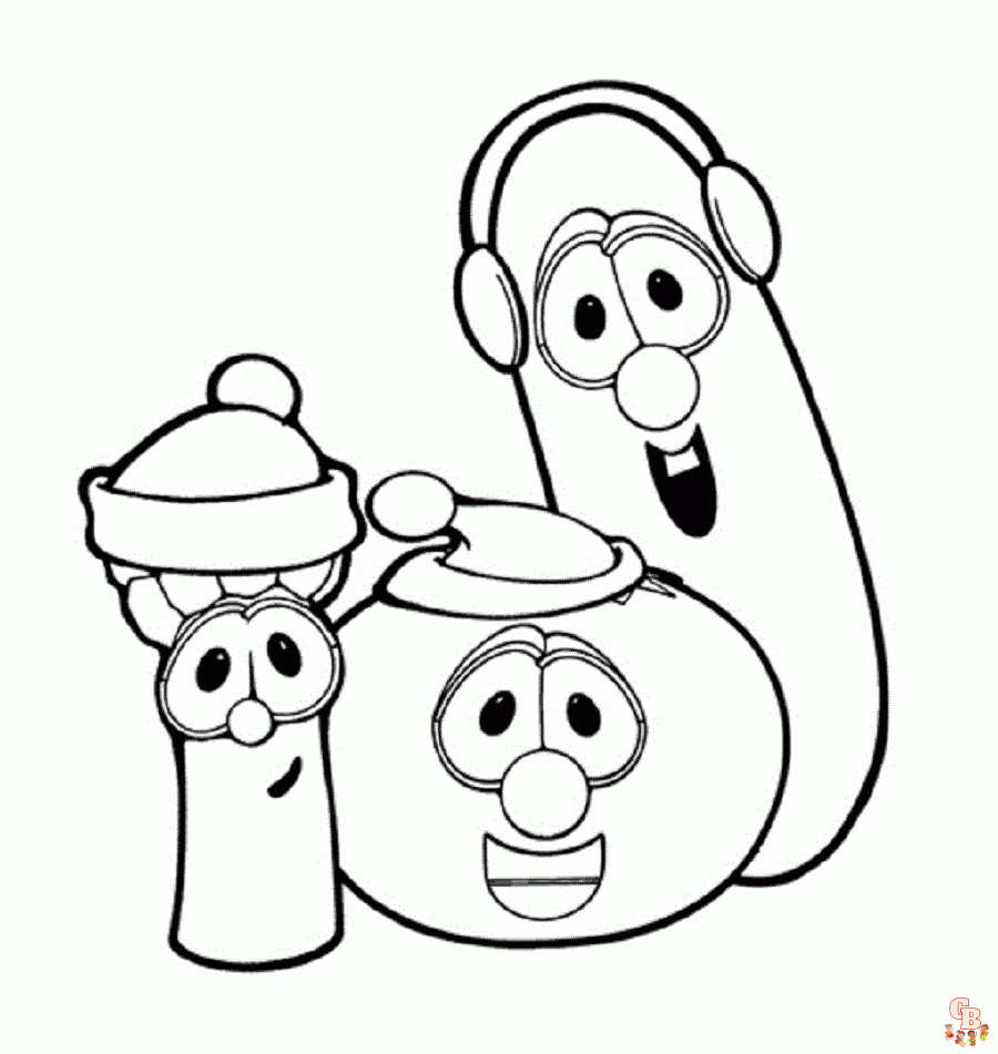 Veggie Tales Coloring Pages 1 1