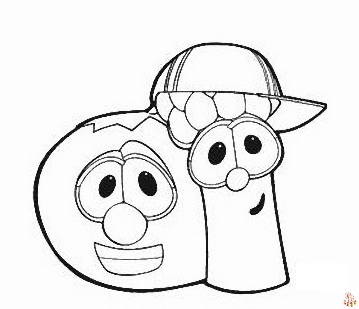 Veggie Tales Coloring Pages 4