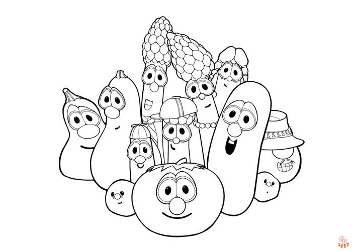 Veggie Tales Coloring Pages 6