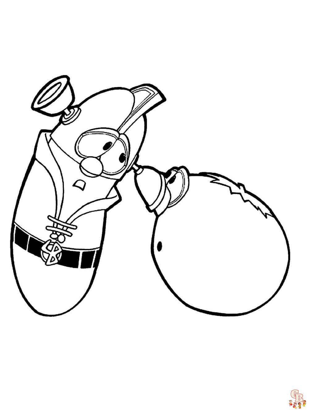 Veggie Tales Coloring Pages 7
