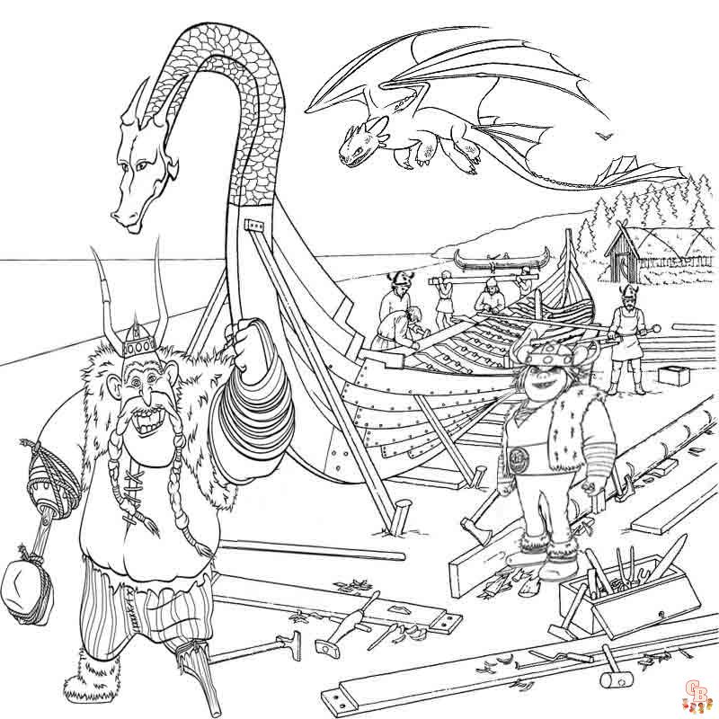Viking Coloring Pages