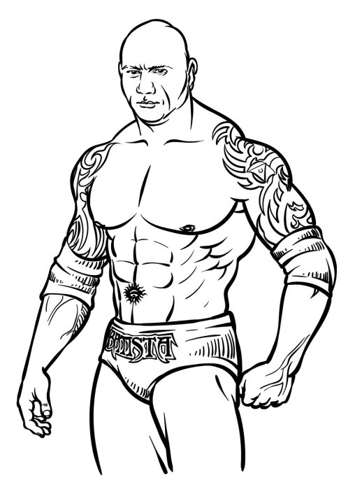 WWE Coloring Pages: Unleash Your Creative Side with Designs