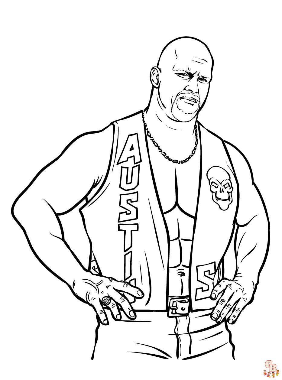 WWE Coloring Pages 2