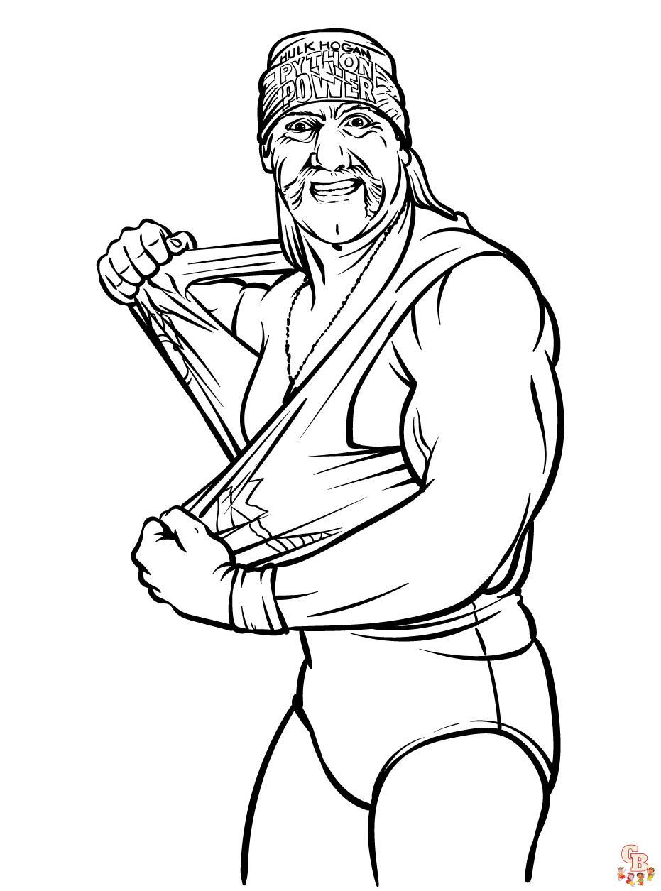 WWE Coloring Pages 4