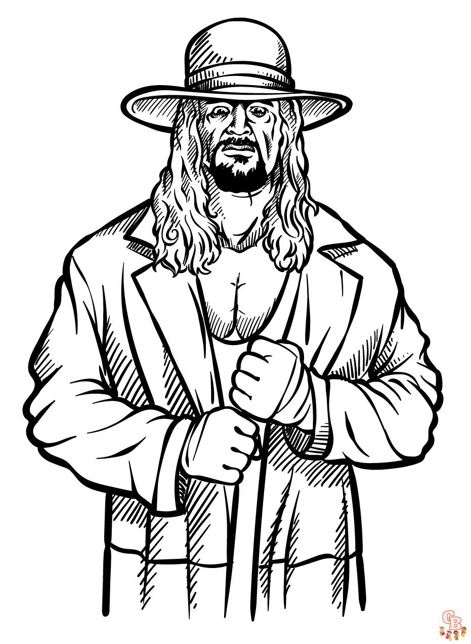 WWE Coloring Pages 6