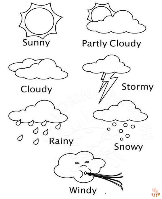 Weather Coloring Pages 10