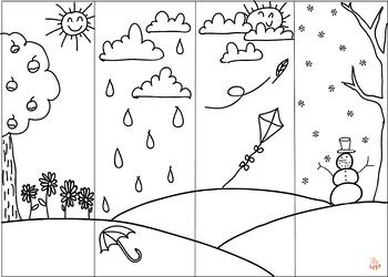 Weather Coloring Pages 2