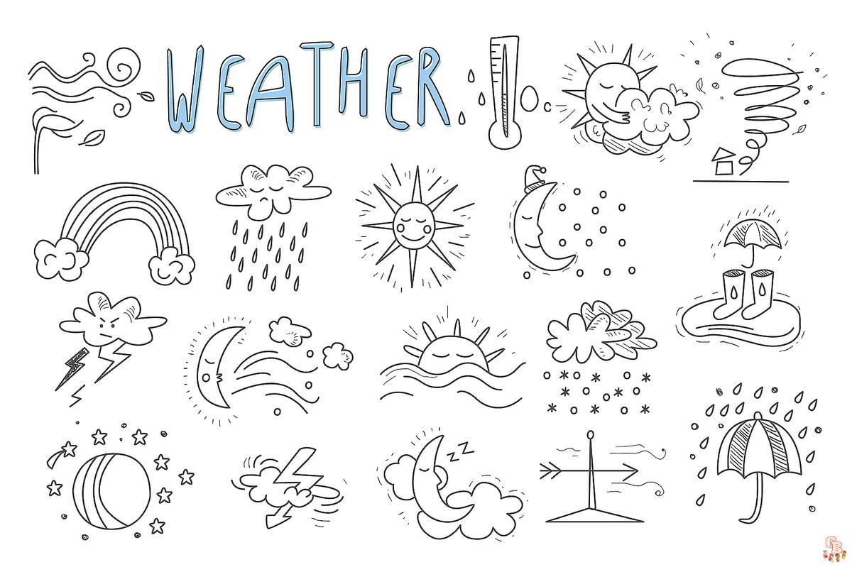 Weather Coloring Pages 4