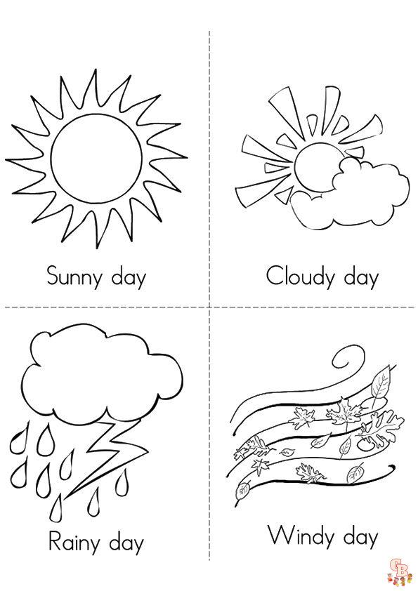 Weather Coloring Pages 9