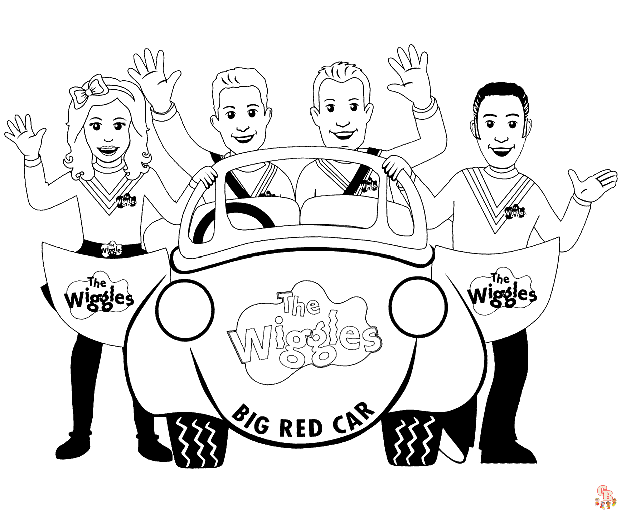 Wiggles Coloring Pages