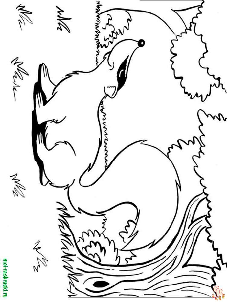 Wild Animal Coloring Pages 11