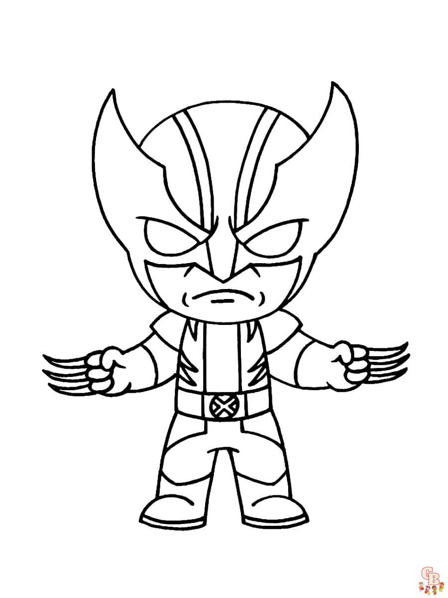 Wolverine Coloring Pages 10