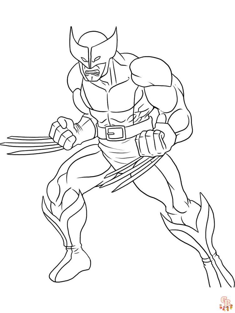 Wolverine Coloring Pages 26