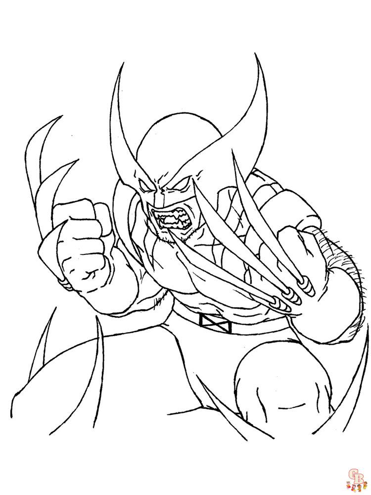 Wolverine Coloring Pages 29