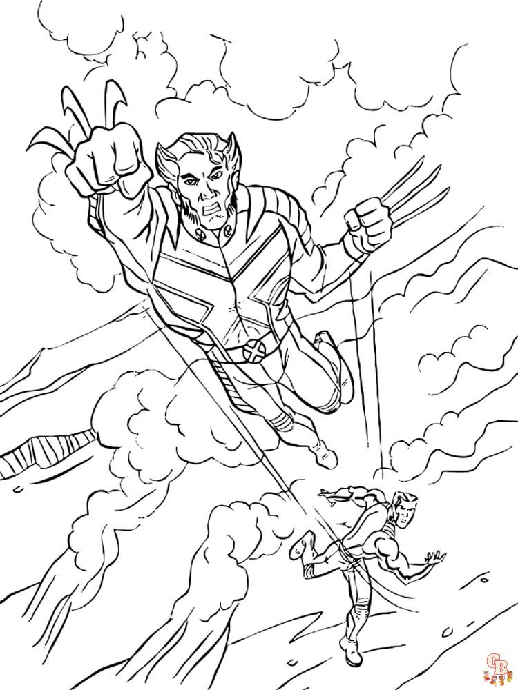 Wolverine Coloring Pages 31