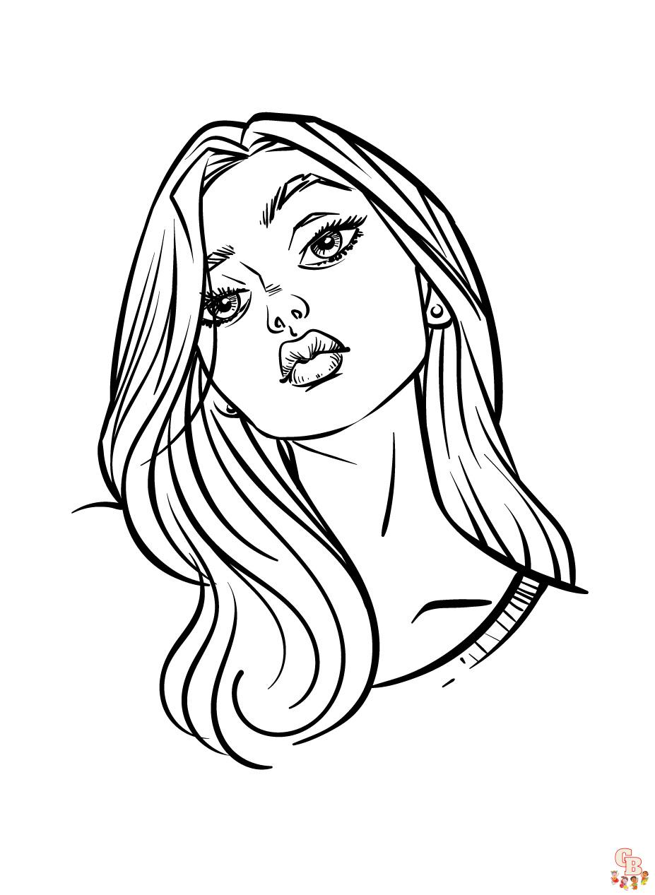 Woman Coloring Pages 1