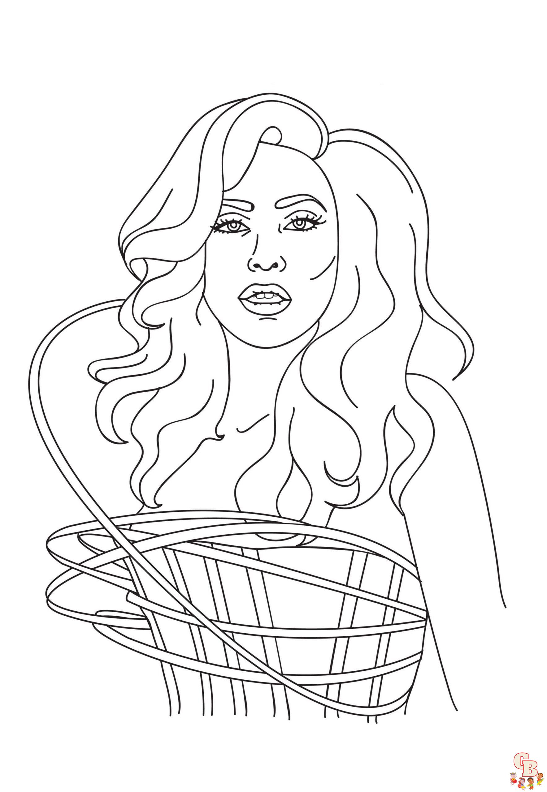 Woman Coloring Pages 4