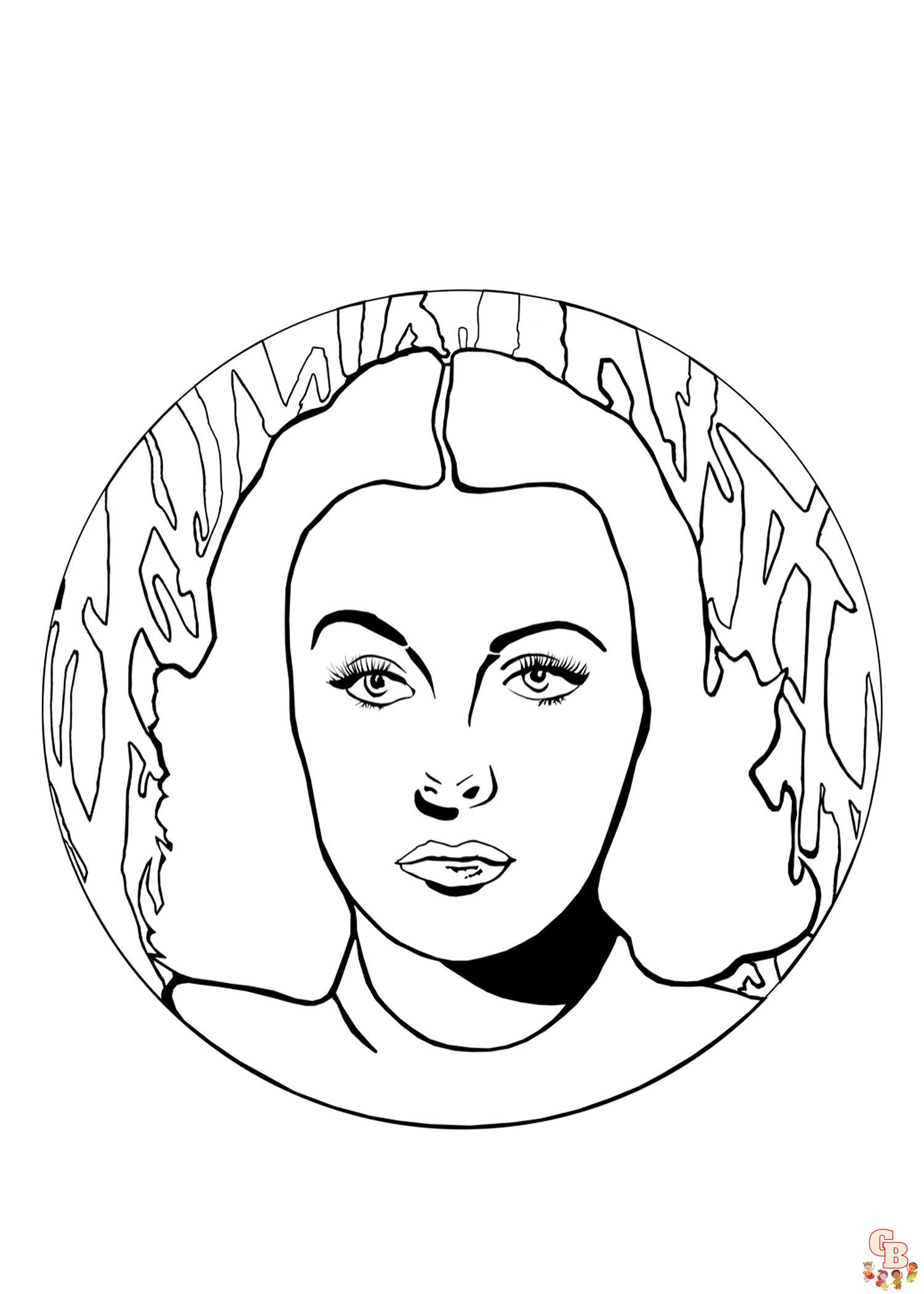 Woman Coloring Pages 5