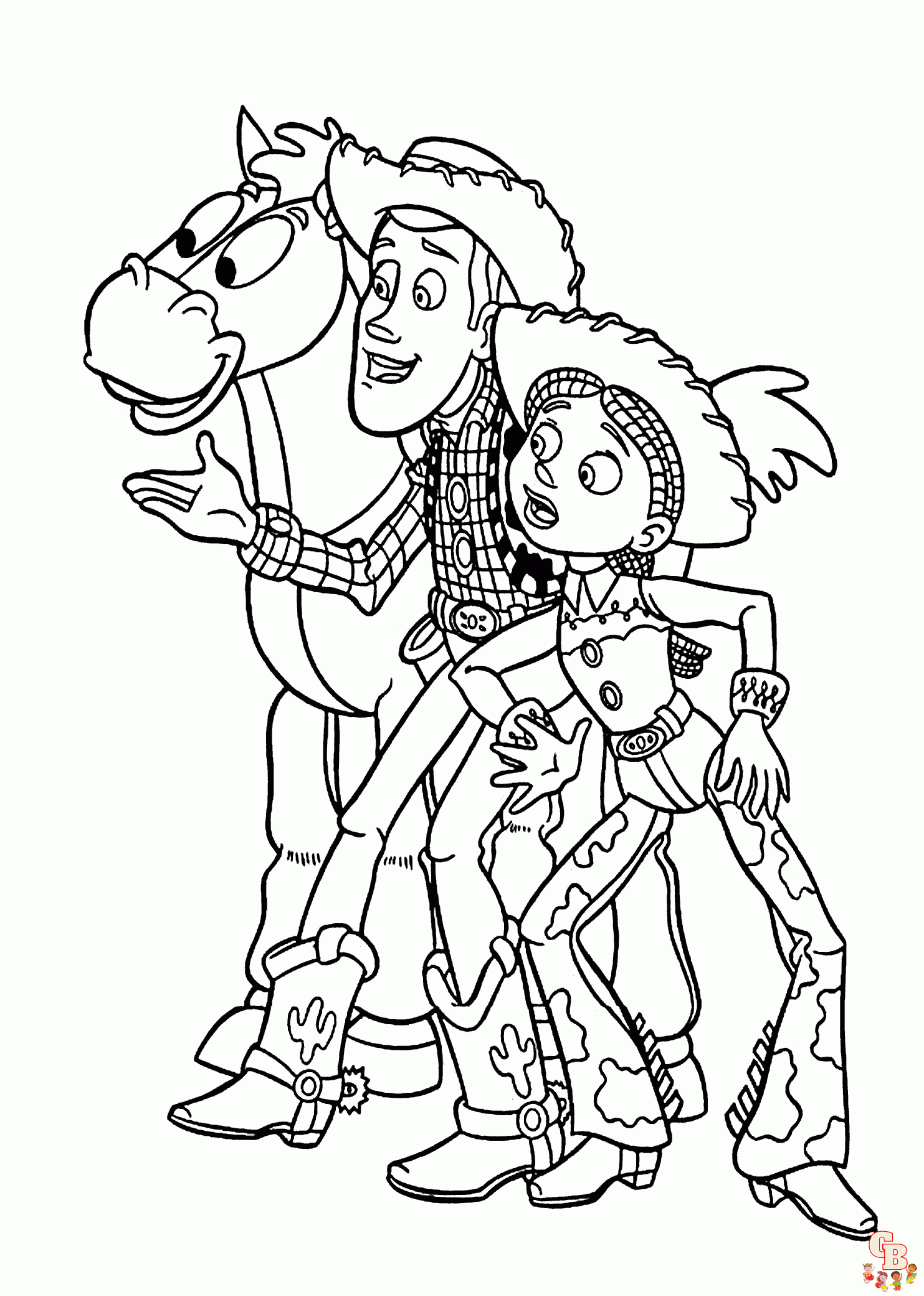 woody printable coloring pages