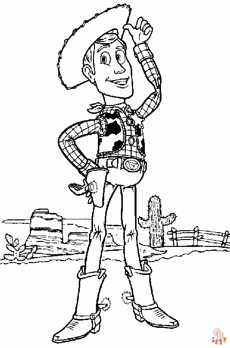 woody printable coloring pages