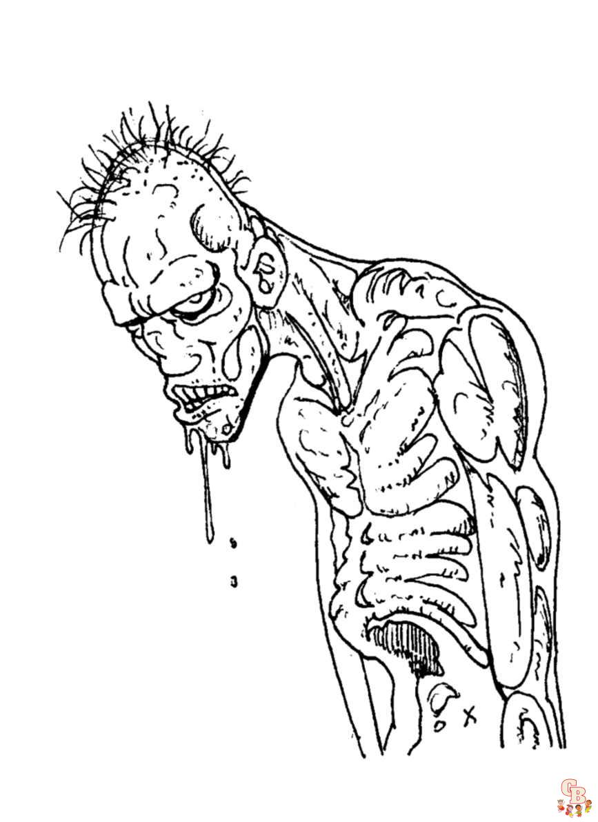 Zombies Coloring Pages 1