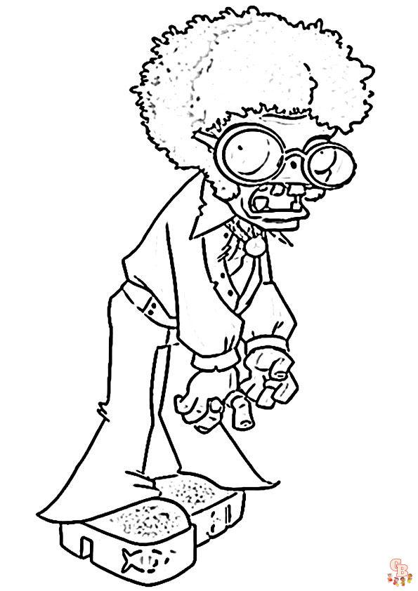 Zombies Coloring Pages 4