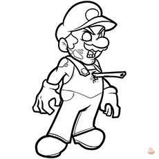 Zombies Coloring Pages 6