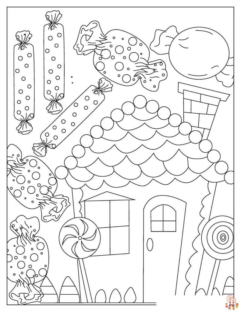 Candyland Coloring Pages