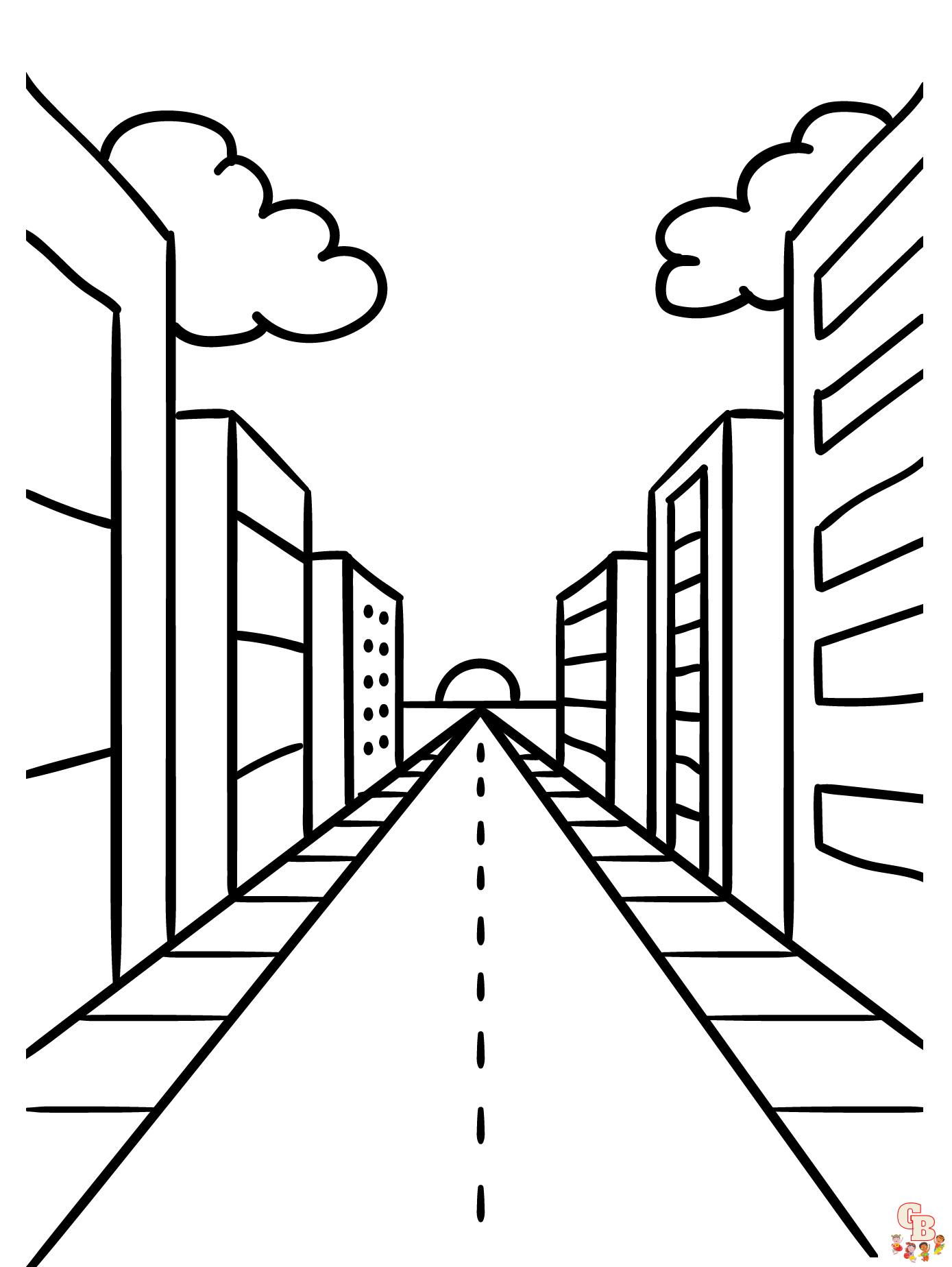 city coloring pages 1