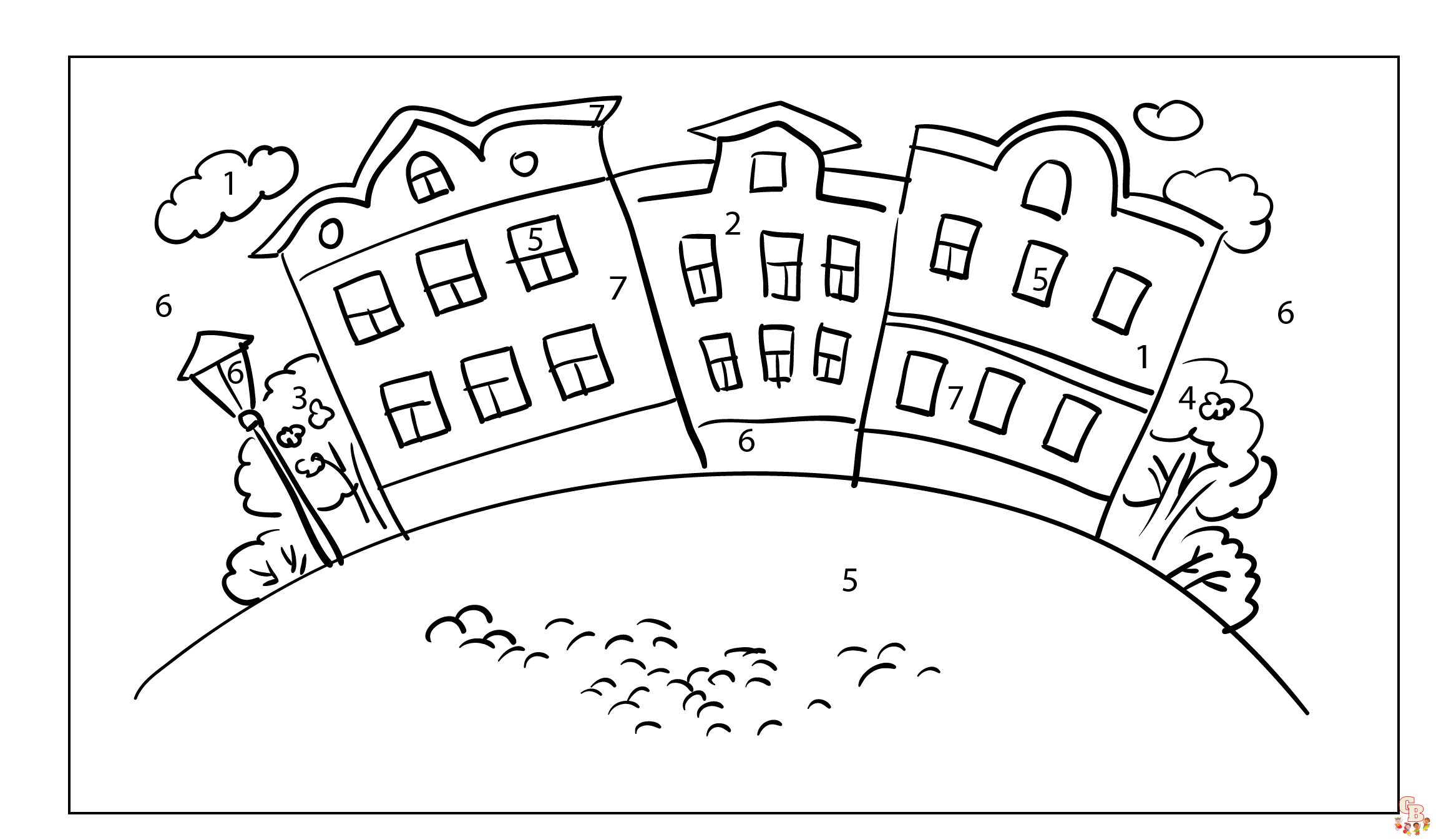 city coloring pages 2