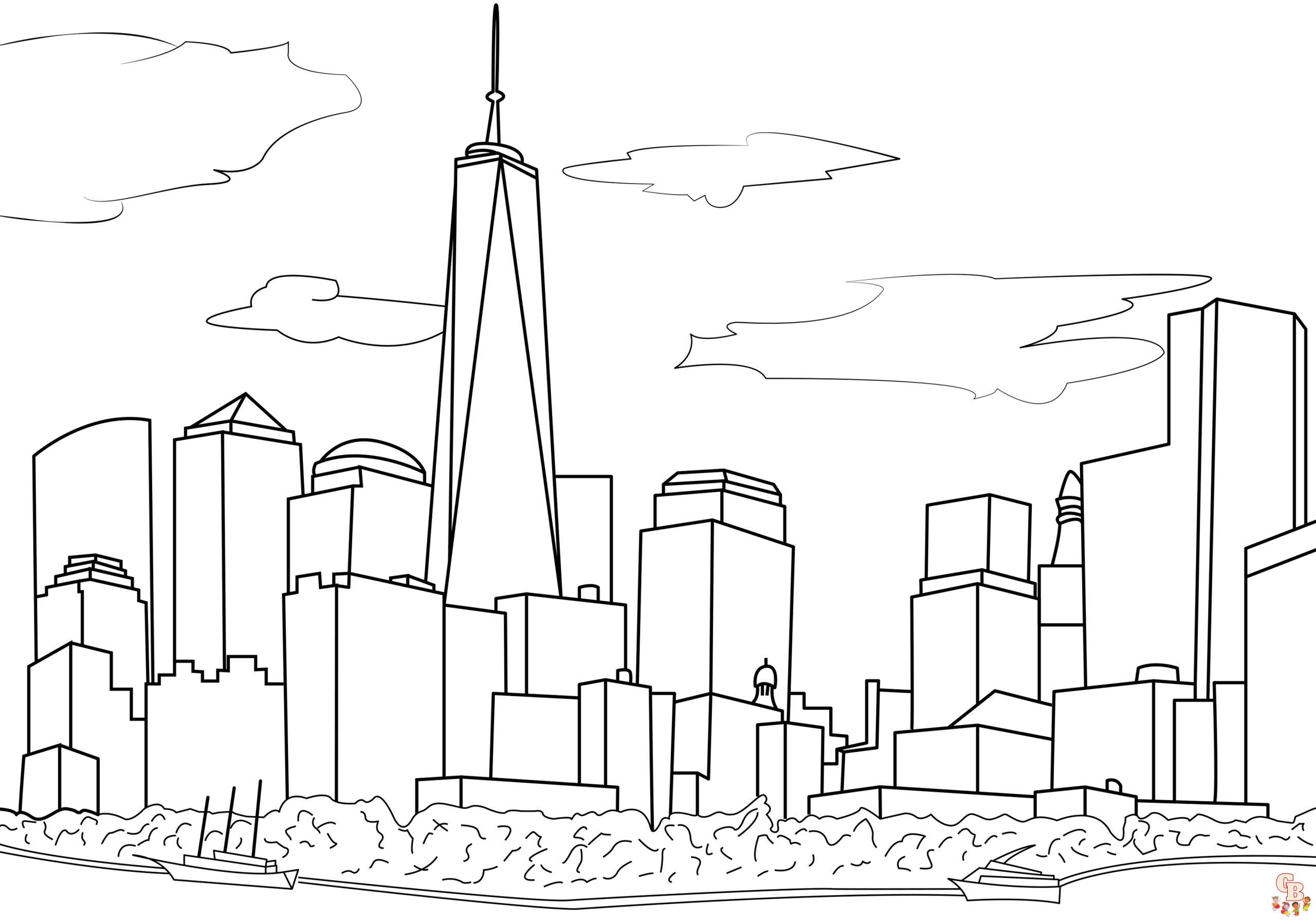 city coloring pages 5