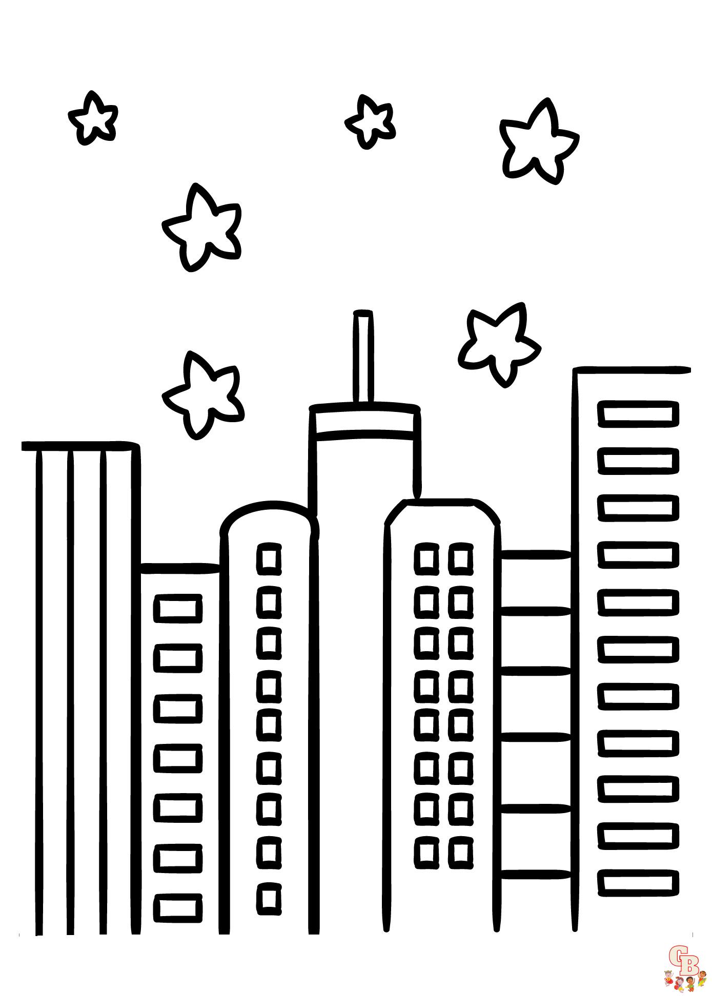 city coloring pages 6