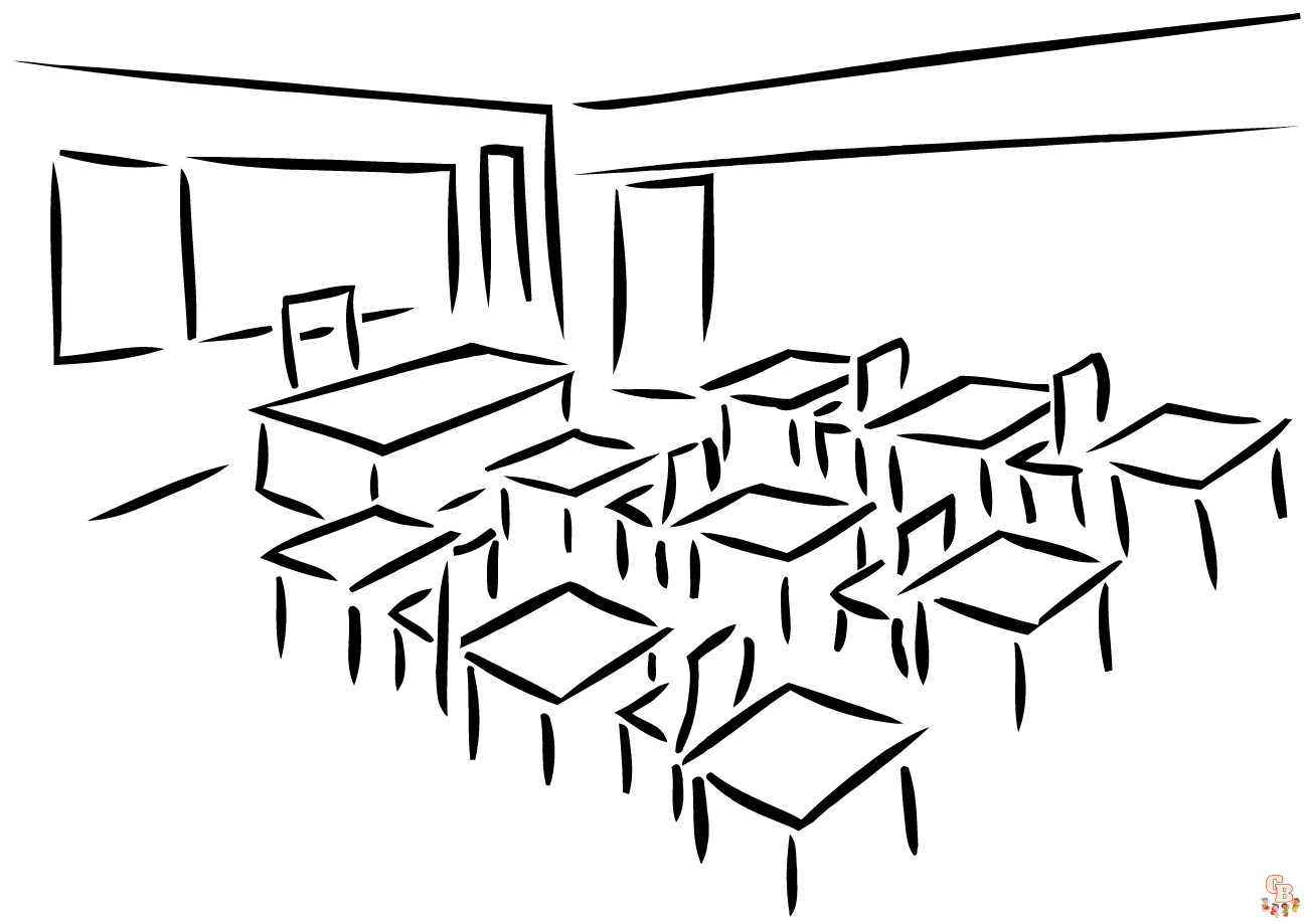 Classroom Coloring Pages