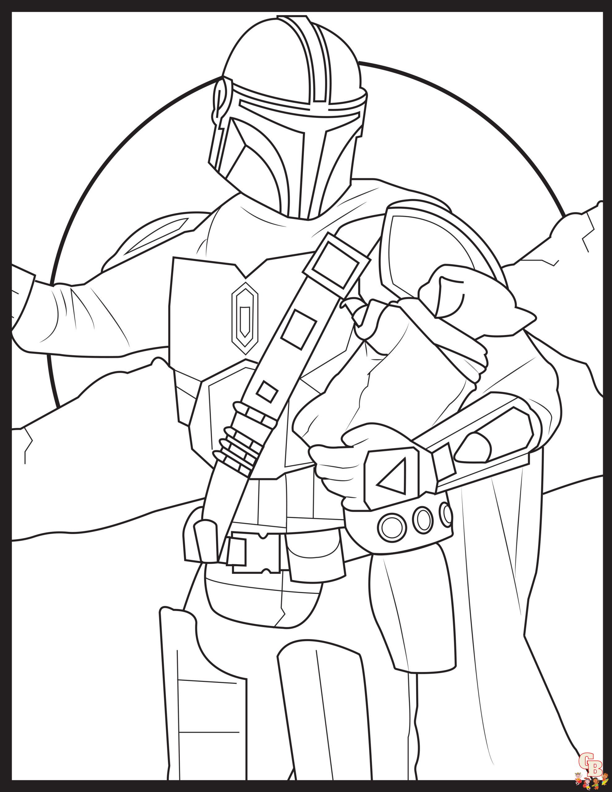 clone commander coloring pages