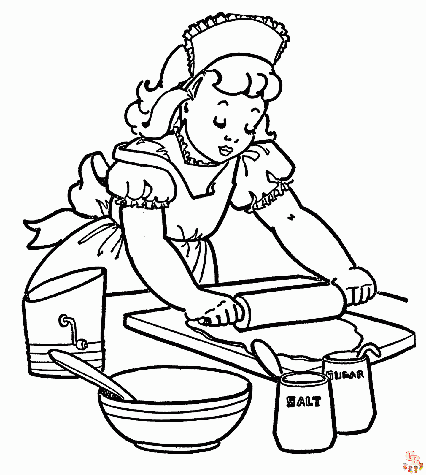 cooking coloring pages 1