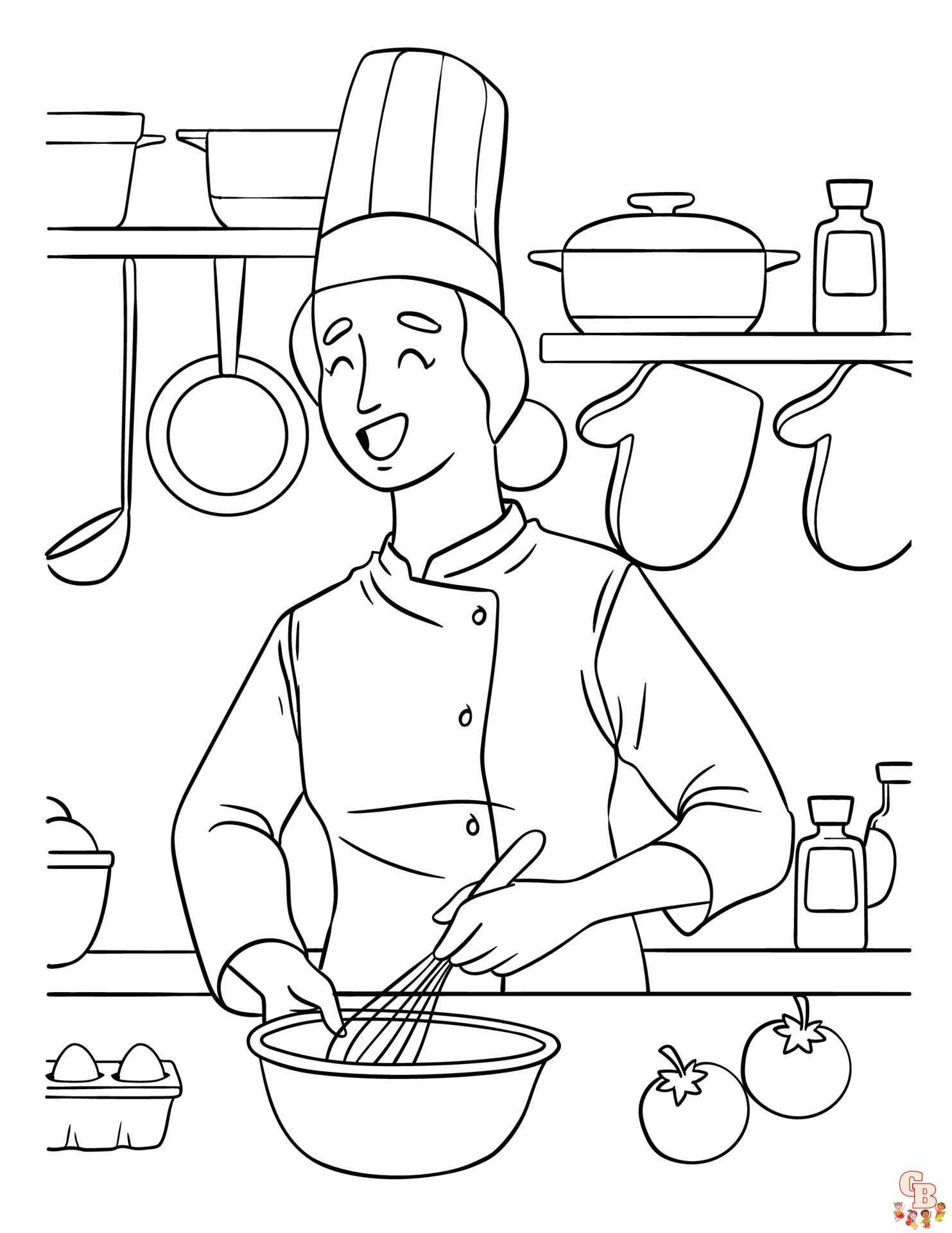 cooking coloring pages 6