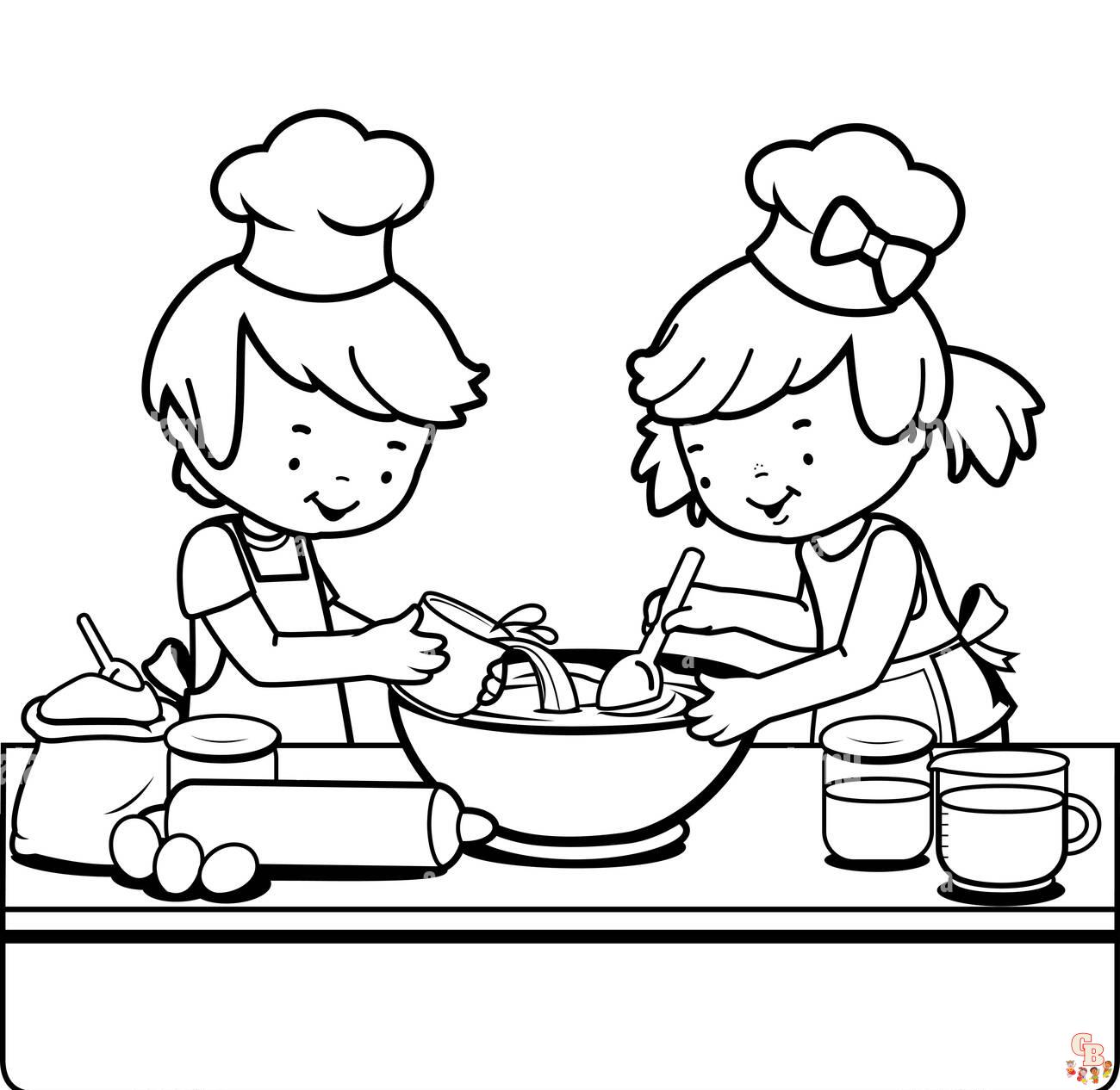 cooking coloring pages 7