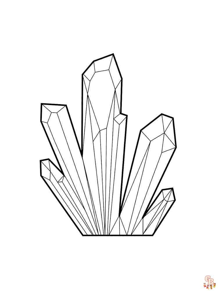 crystal coloring pages 2