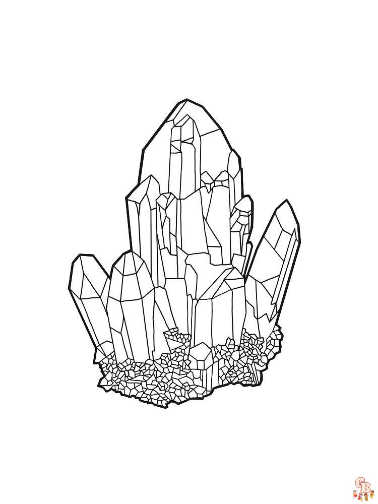 crystal coloring pages 3