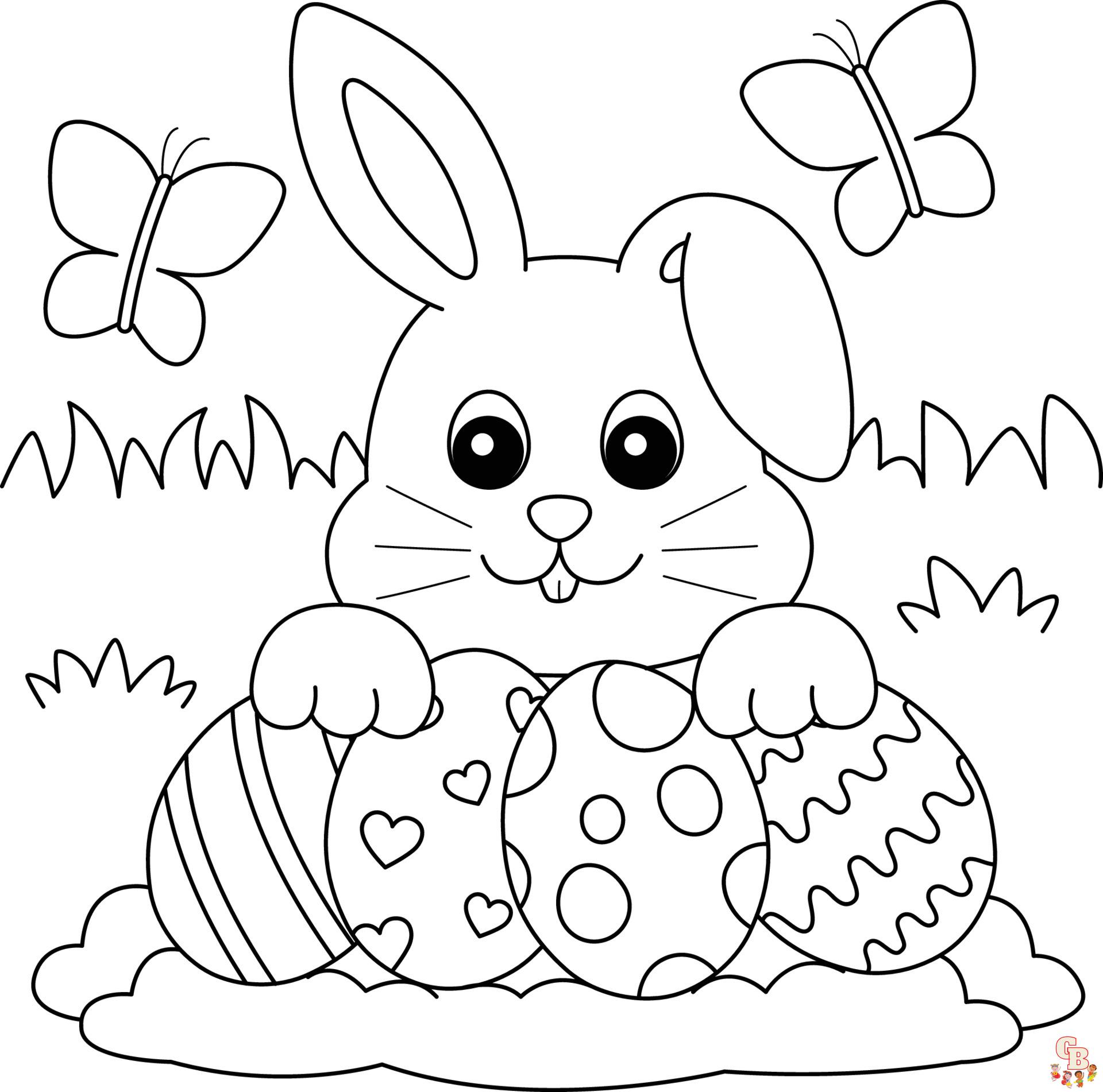 9+ Cute Easter Coloring Pages - Free Printable Sheets for Kids