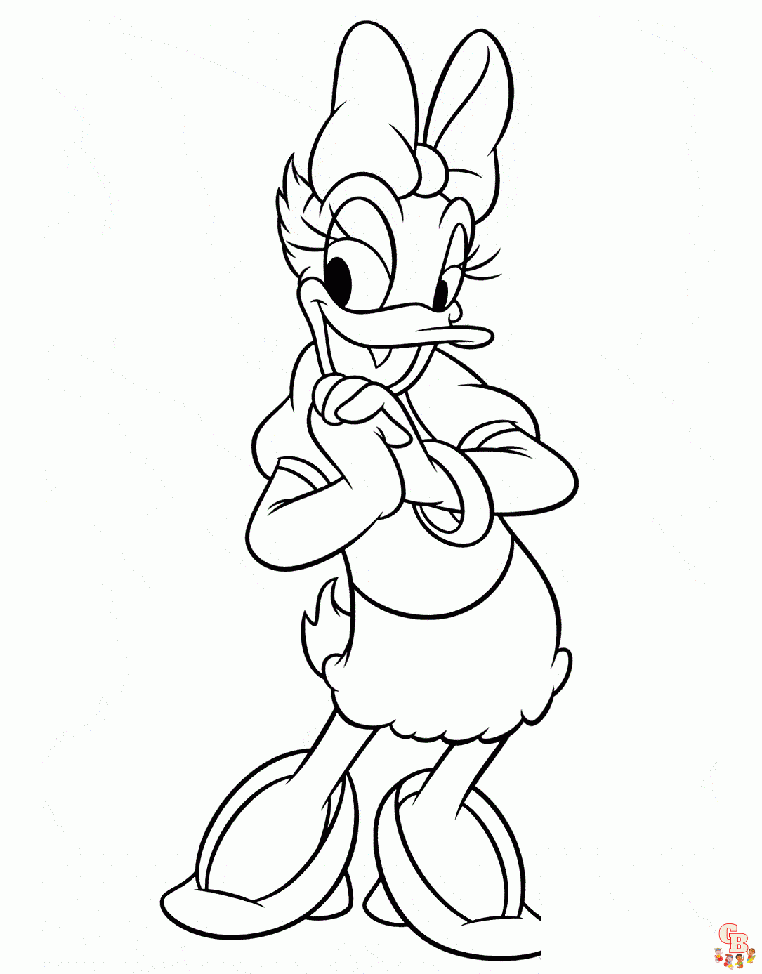 daisy duck coloring pages 3