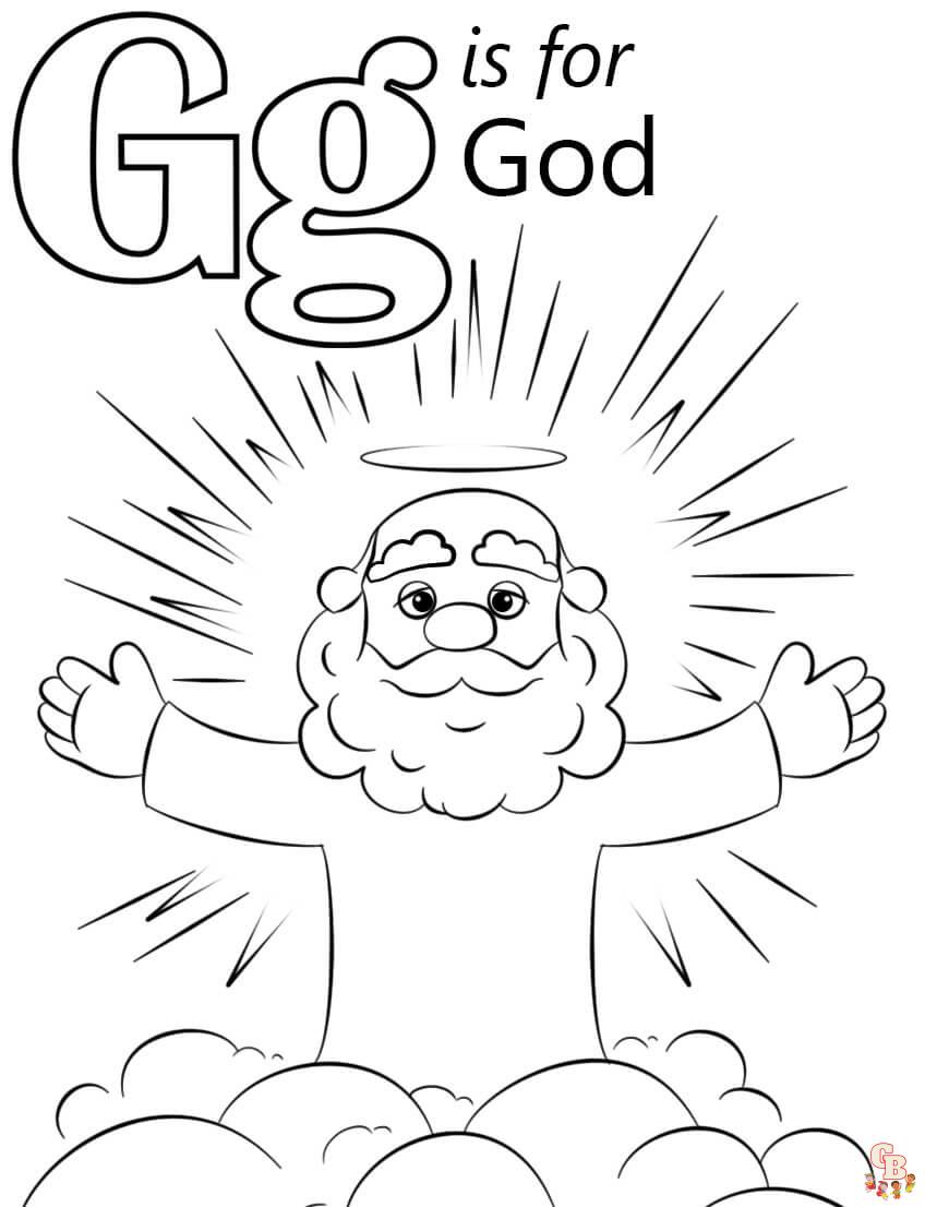 god coloring pages 1 1